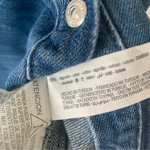 Zara Snap Button Denim Dress - Picture 12 of 12